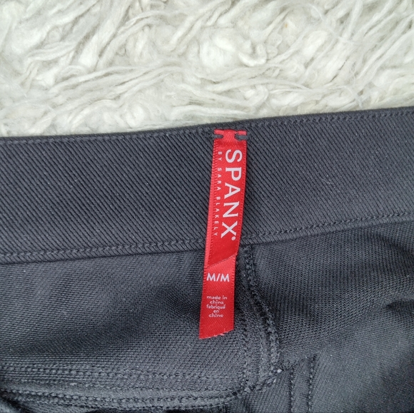 Spanx Black Jean-ish Ankle Leggings Jeggings Size M - Picture 6 of 10